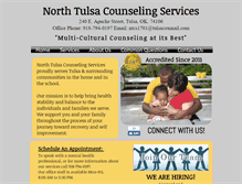 Tablet Screenshot of northtulsacounseling.com